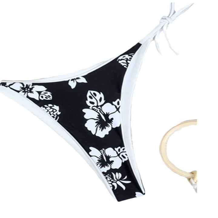 Damen Triangel-Bikini-Set med justerbare bånd og blomstermønster Mirla-Eva Jonsson