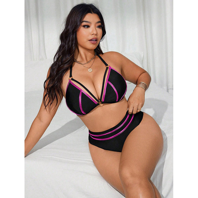 Damen Triangel-Bikini med gyllene accenter Mirla-Eva Jonsson