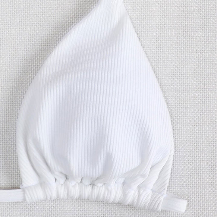 Damen Triangel-Bikini med hög midja och justerbara bindeband Mirla-Eva Jonsson