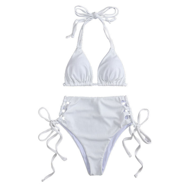 Damen Triangel-Bikini med hög midja och justerbara bindeband Mirla-Eva Jonsson