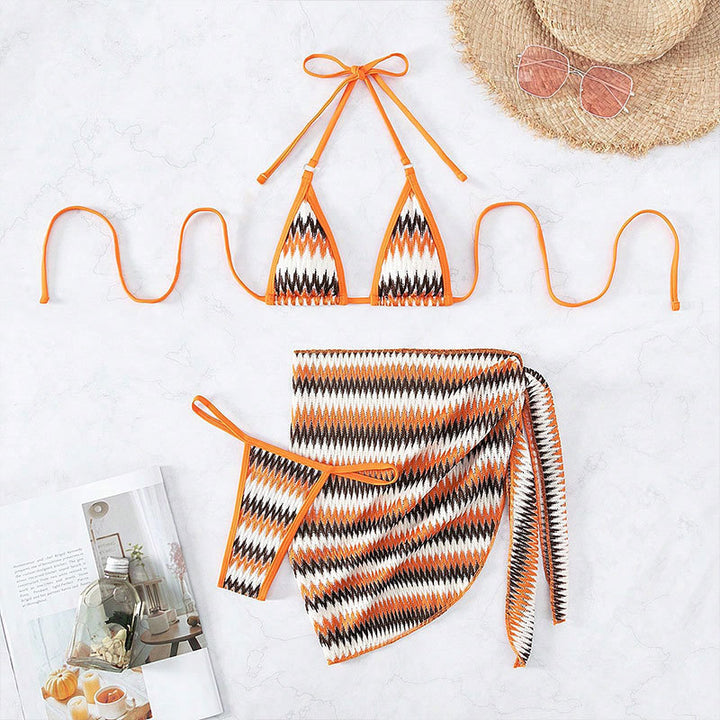 Damen Triangel-Bikini med kreativt slip-design Mirla-Eva Jonsson