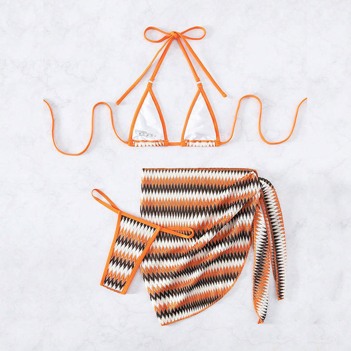 Damen Triangel-Bikini med kreativt slip-design Mirla-Eva Jonsson