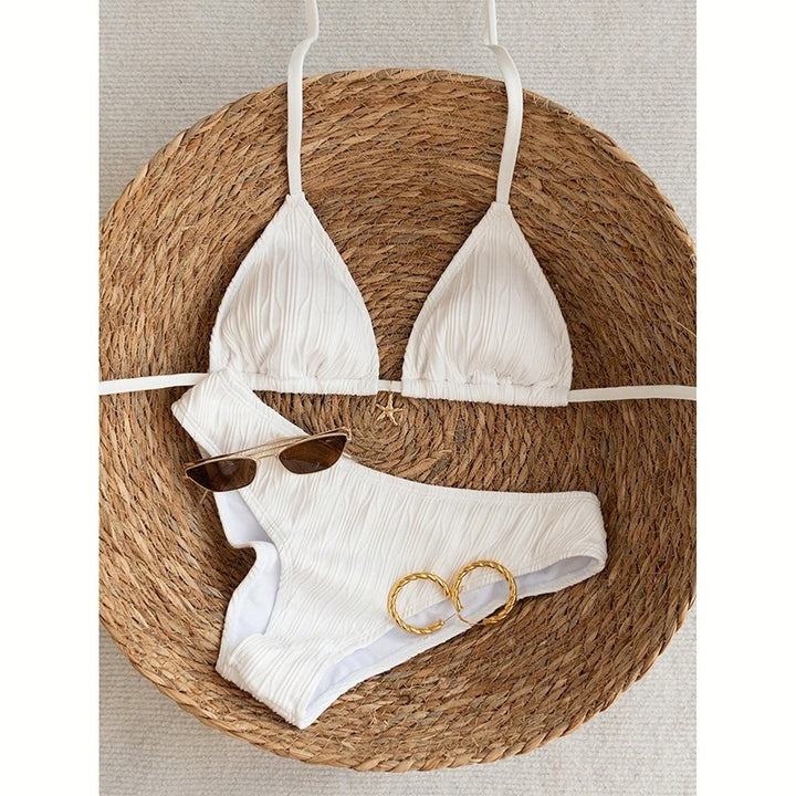 Damen Triangel-Bikini mit raffinierter Rippstruktur Mirla-Eva Jonsson