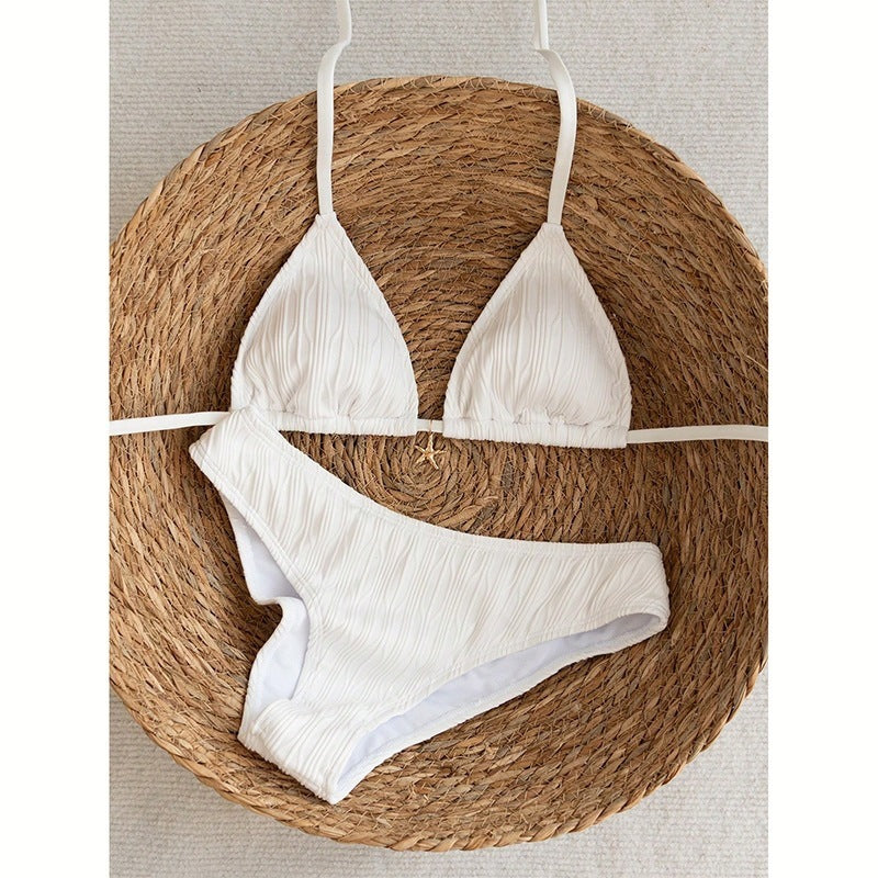 Damen Triangel-Bikini mit raffinierter Rippstruktur Mirla-Eva Jonsson