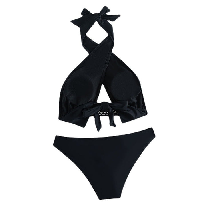 Damen Triangel-Bikini-set med justerbar topp och högt skuret trosor Mirla-Eva Jonsson