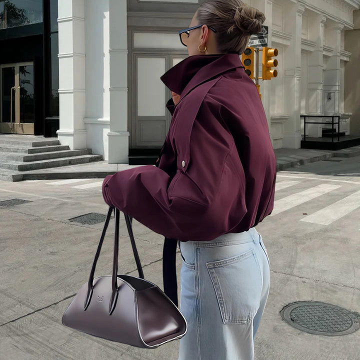 Damen Urban Parka med hög ståkrage och innovativ design Mirla-Eva Jonsson