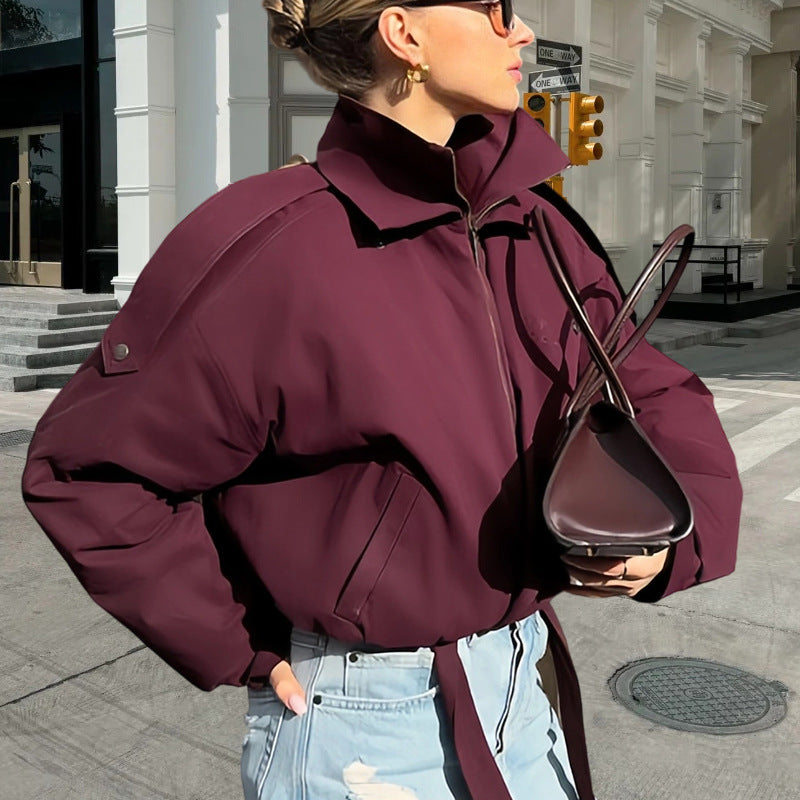 Damen Urban Parka med hög ståkrage och innovativ design Mirla-Eva Jonsson