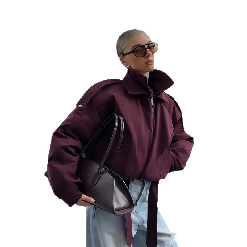 Damen Urban Parka med hög ståkrage och innovativ design Mirla-Eva Jonsson