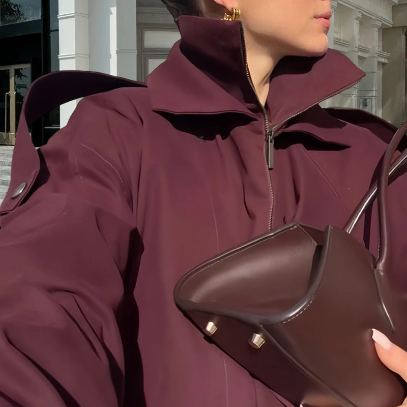 Damen Urban Parka med hög ståkrage och innovativ design Mirla-Eva Jonsson
