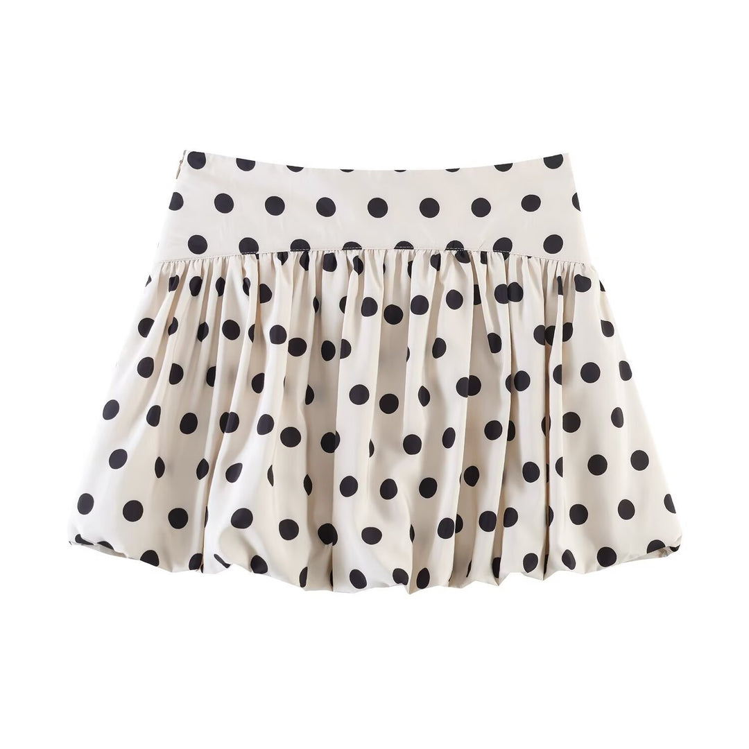 Damen Voluminös Punkteshort mit bauschigem Saum Mirla-Eva Jonsson