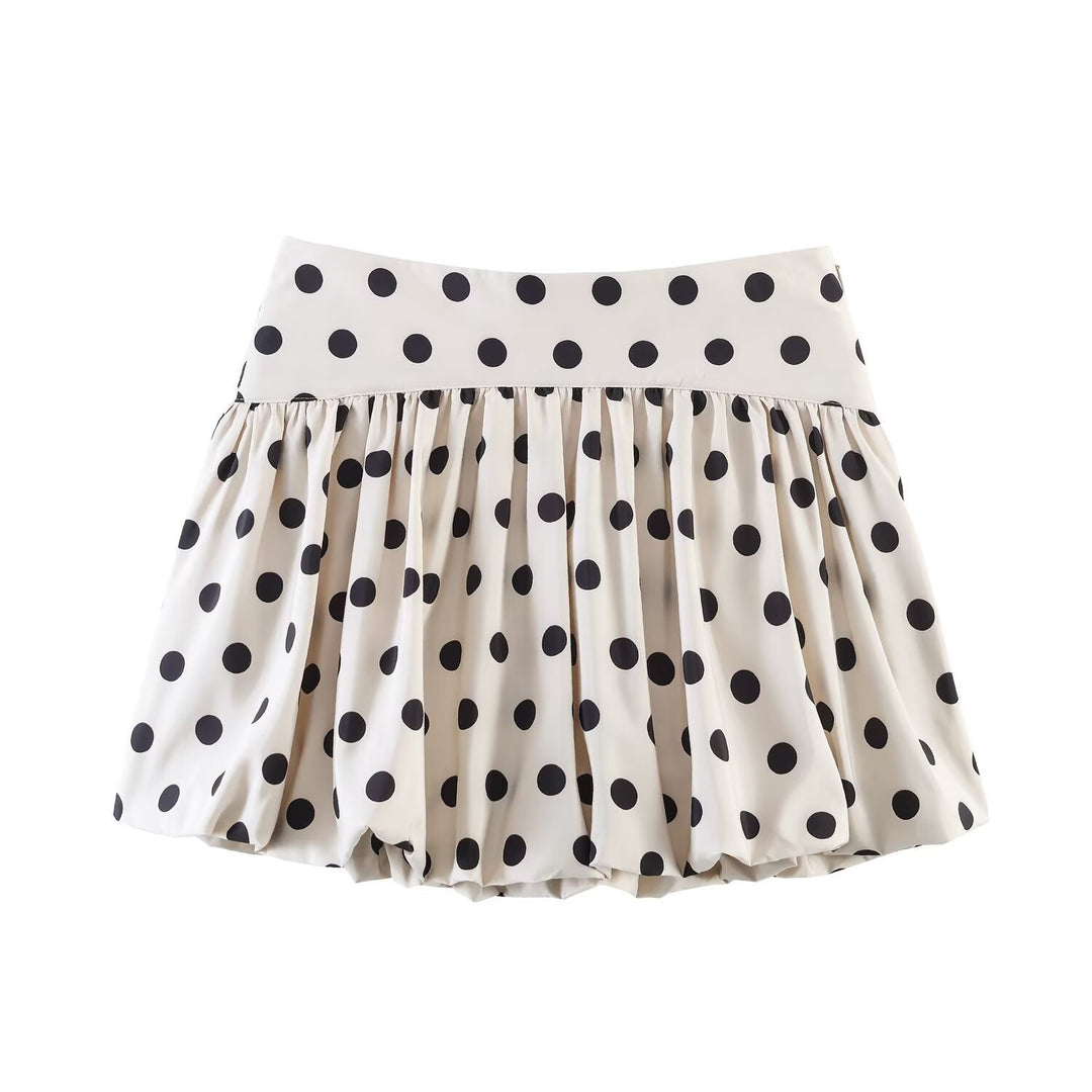 Damen Voluminös Punkteshort mit bauschigem Saum Mirla-Eva Jonsson