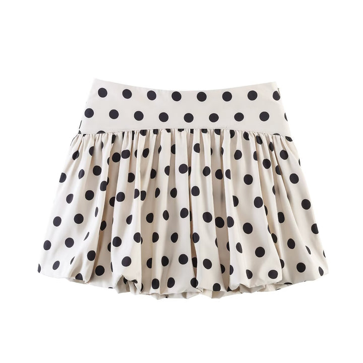 Damen Voluminös Punkteshort mit bauschigem Saum Mirla-Eva Jonsson