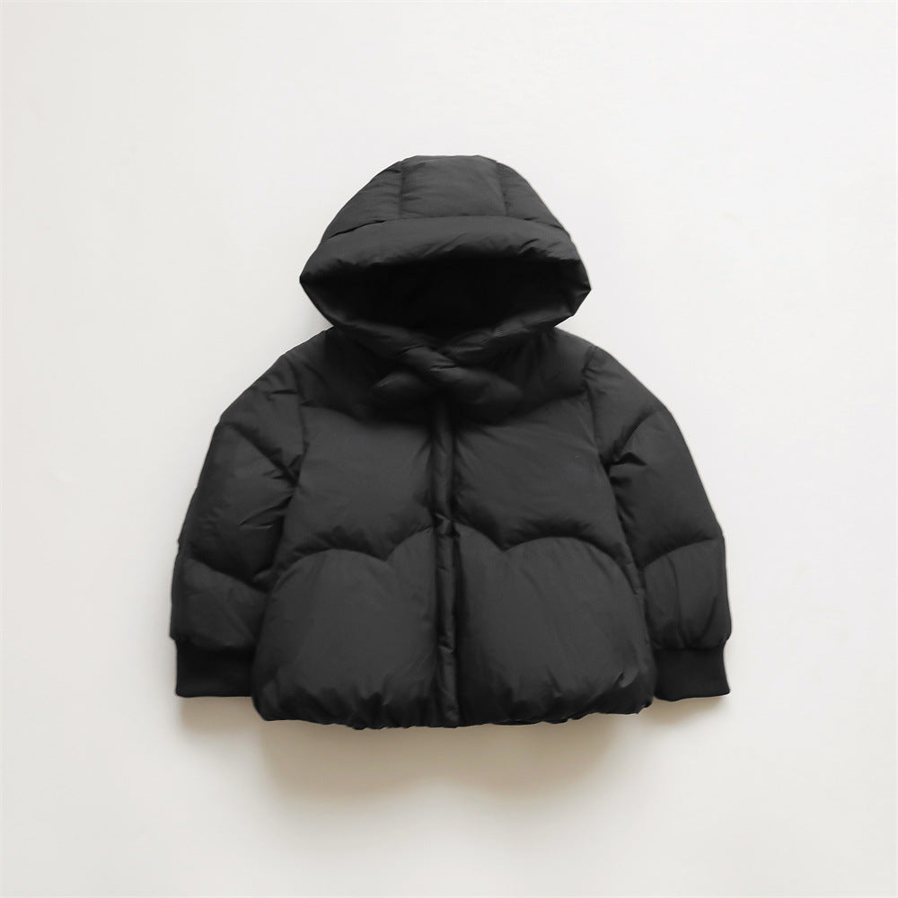 Damen Voluminöse Steppjacke mit Kapuze und hohem Kragen Mirla-Eva Jonsson