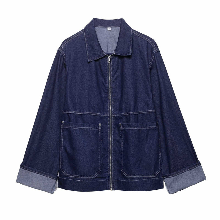 Damen anpassad Denim-övergångsjacka Mirla-Eva Jonsson