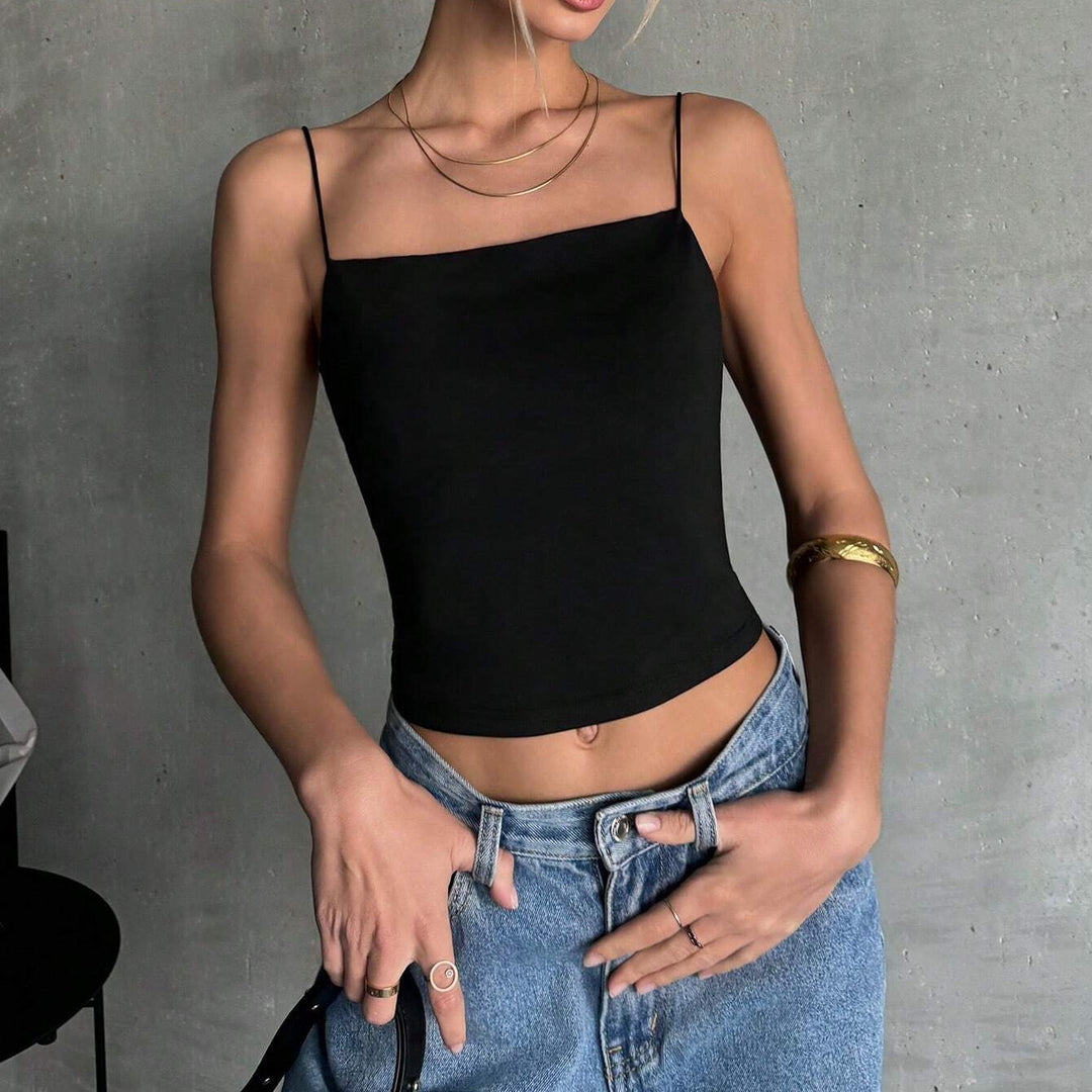 Damen ärmlös Crop-Top Mirla-Eva Jonsson