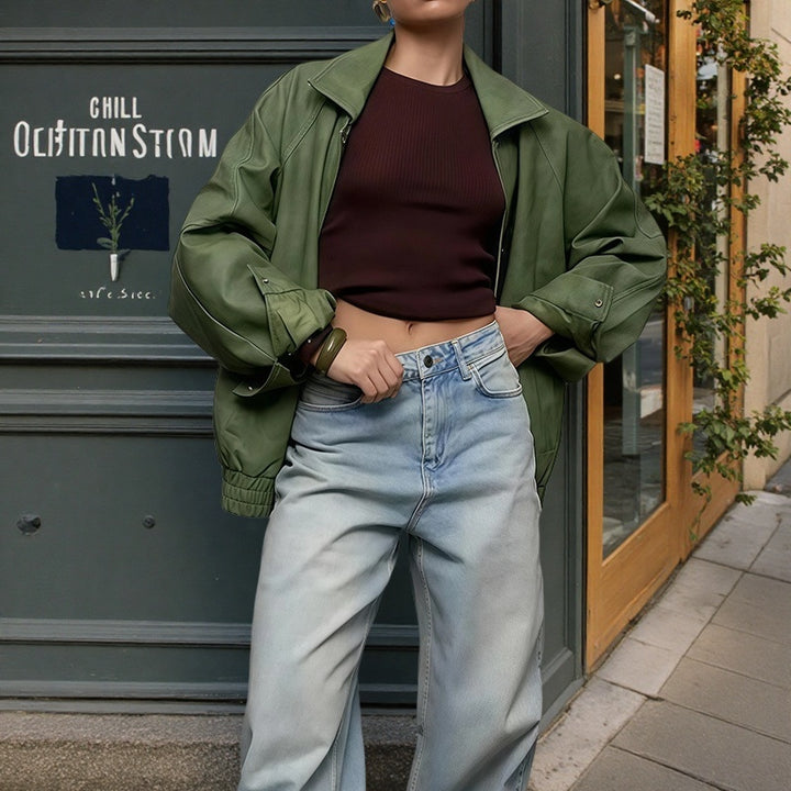 Damen avslappnad Oversized-jacka Mirla-Eva Jonsson