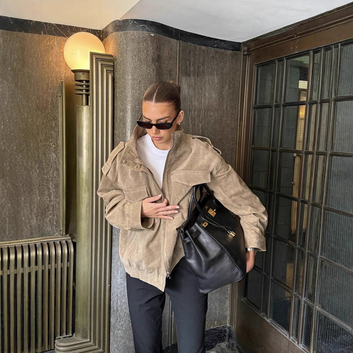 Damen avslappnad Utility-jacka Mirla-Eva Jonsson