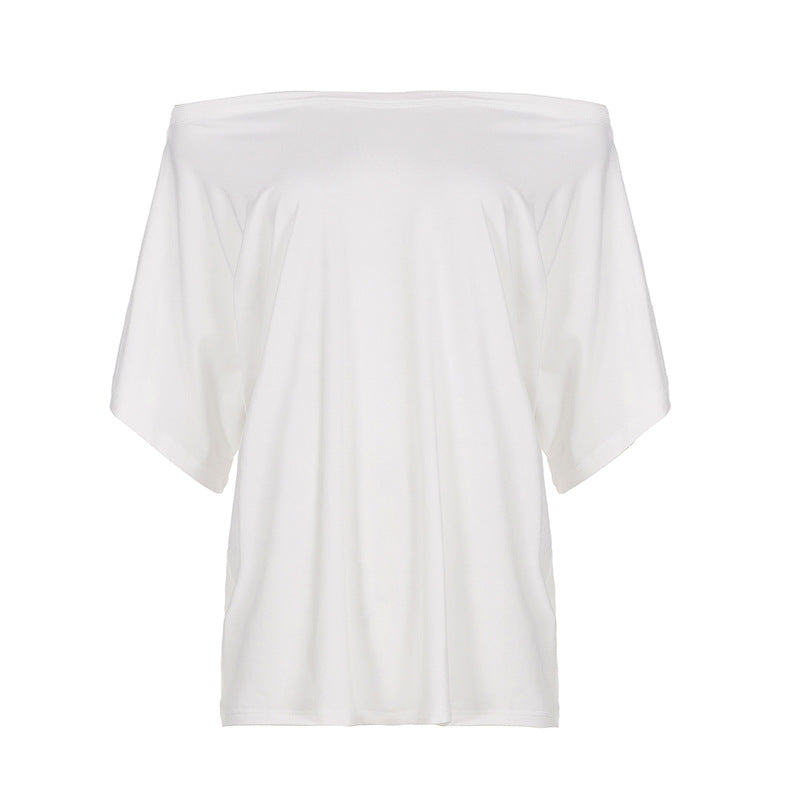 Damen avslappnad oversize T-shirt i mjuk jersey Mirla-Eva Jonsson