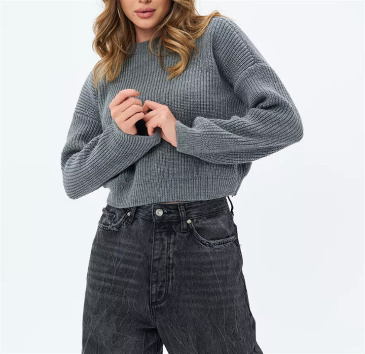 Damen avslappnad stickad tröja Eva Jonsson-Eva Jonsson