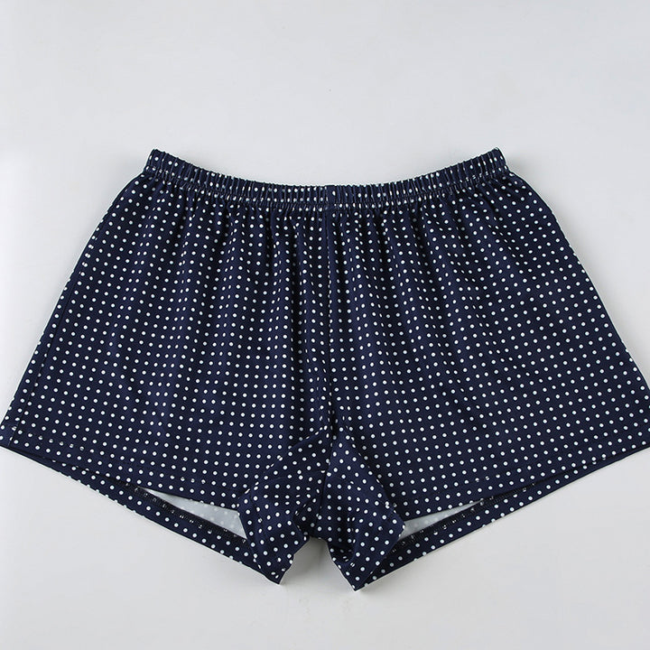 Damen avslappnade korta pyjamasbyxor med elastisk midja och knytbälte Mirla-Eva Jonsson