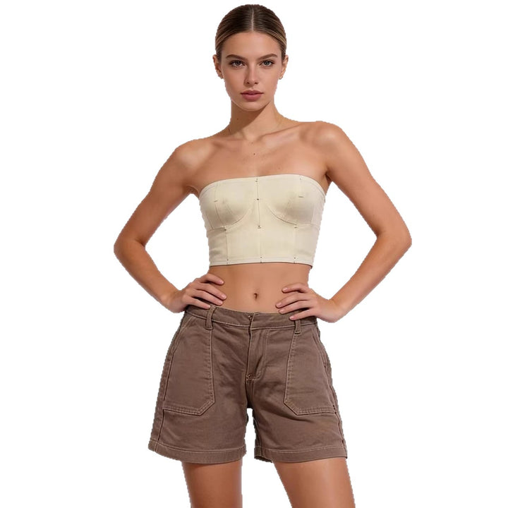 Damen avslappnade sommarshorts med sidofickor och bekväm passform Mirla-Eva Jonsson