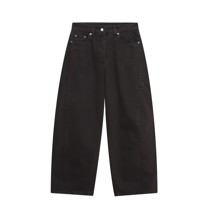 Damen baggy jeans i modern snitt med trendiga cargo-fickor Mirla-Eva Jonsson