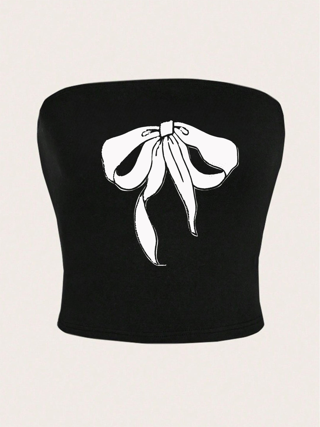 Damen bandeau top mit Frucht Thema und figurbetonender Schnitt Mirla-Eva Jonsson