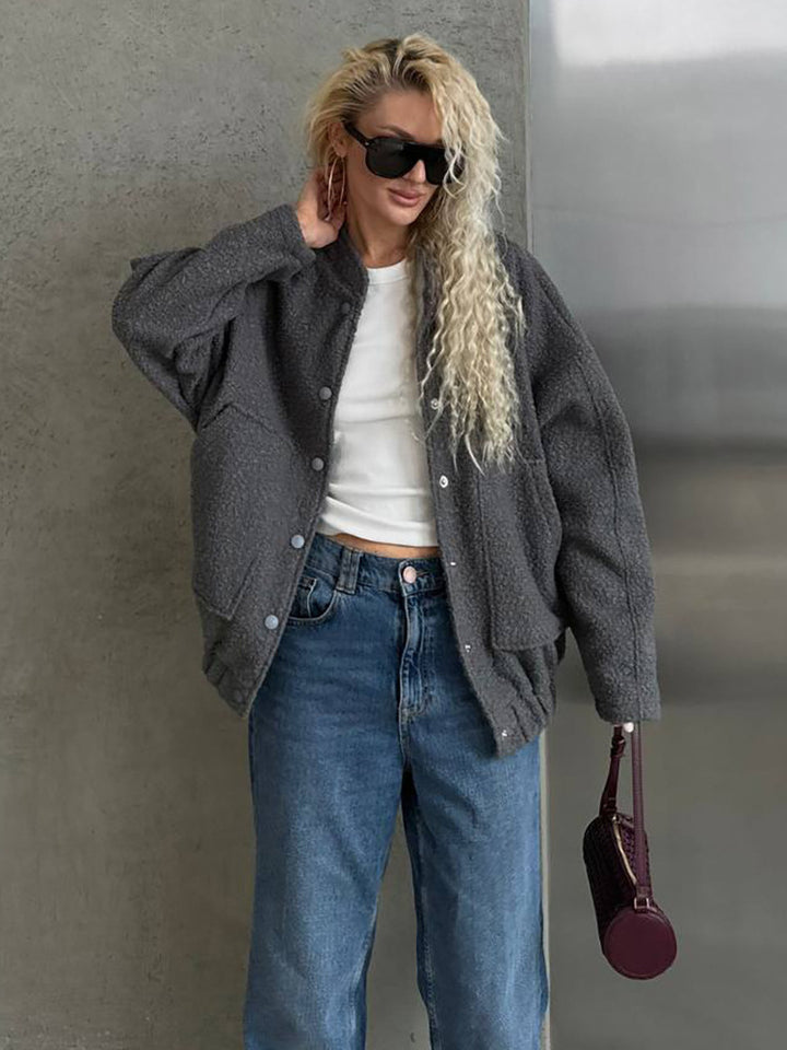 Damen bekväm pälsjacka Mirla-Eva Jonsson