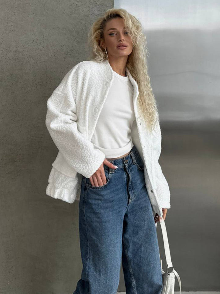 Damen bekväm pälsjacka Mirla-Eva Jonsson