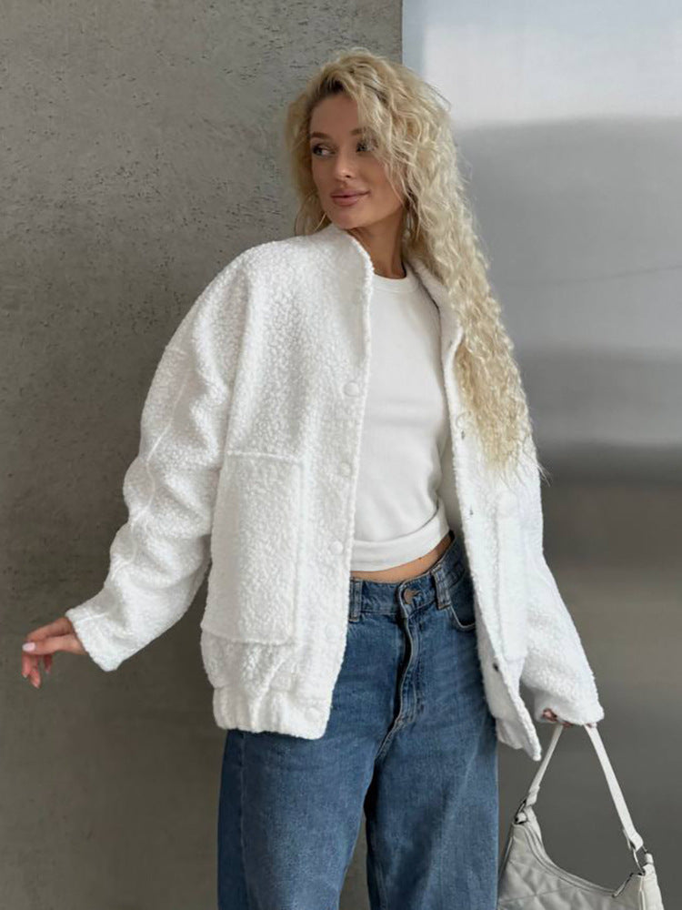 Damen bekväm pälsjacka Mirla-Eva Jonsson