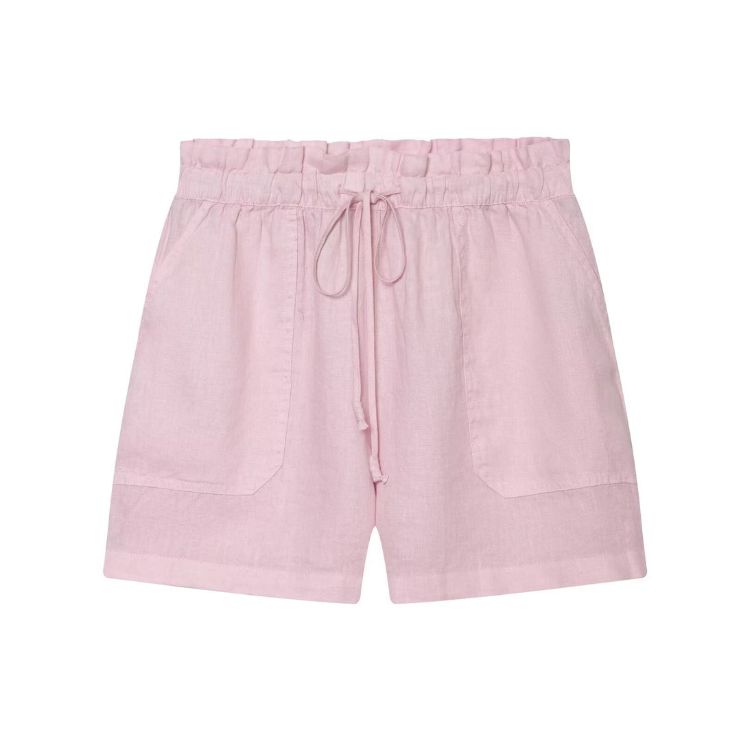Damen bekväma fritidsshorts med elastisk midja och praktiska sidofickor Mirla-Eva Jonsson