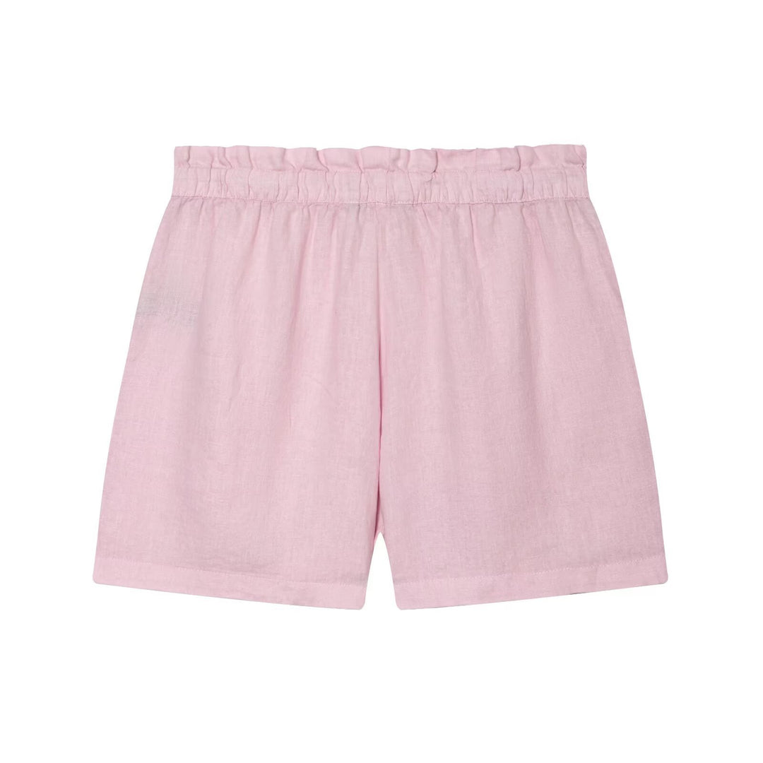Damen bekväma fritidsshorts med elastisk midja och praktiska sidofickor Mirla-Eva Jonsson