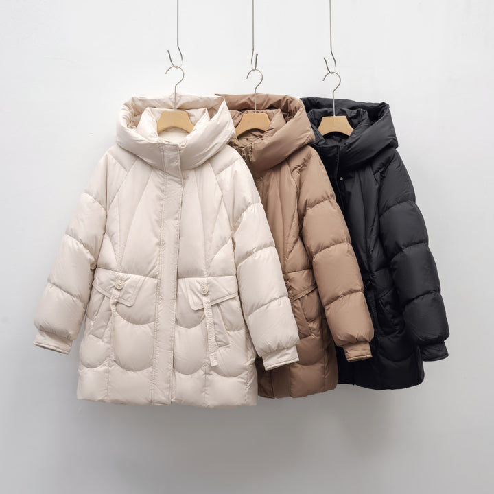Damen bequeme Steppjacke mit Kapuze Mirla-Eva Jonsson