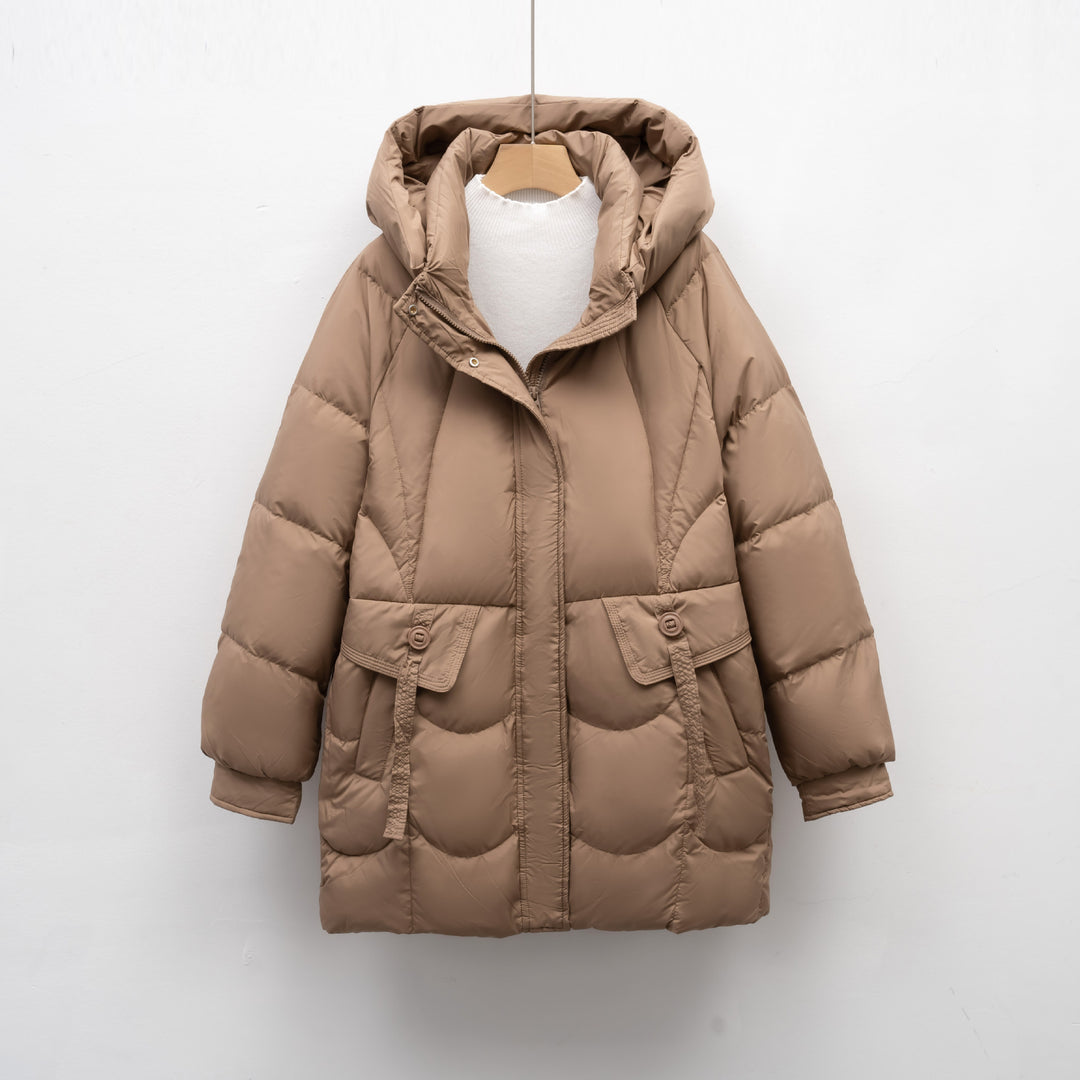 Damen bequeme Steppjacke mit Kapuze Mirla-Eva Jonsson