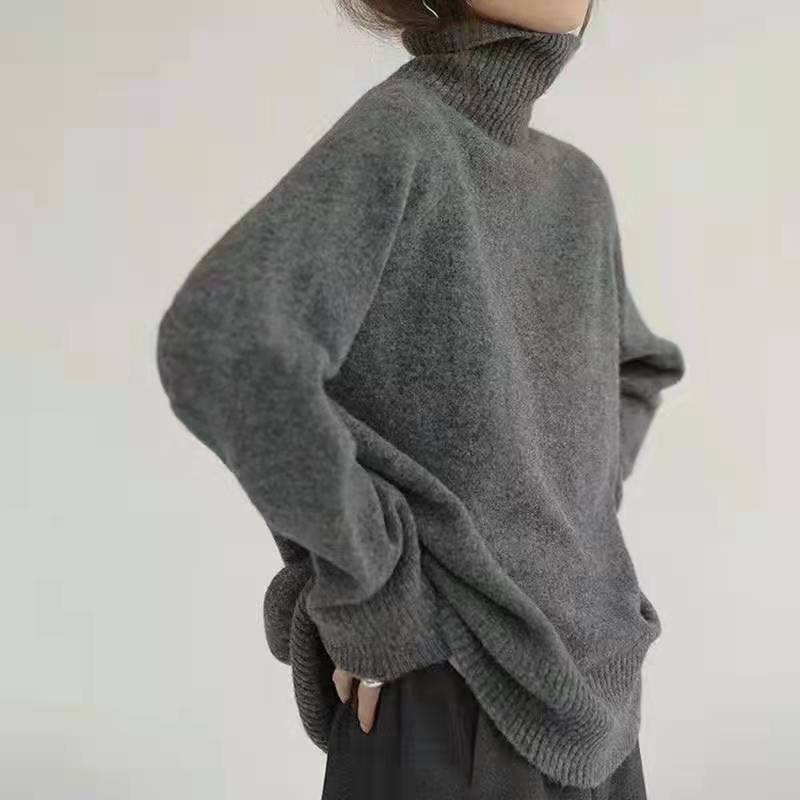 Damen bequemer Rollkragenpullover aus hochwertigem Wollmix Mirla-Eva Jonsson