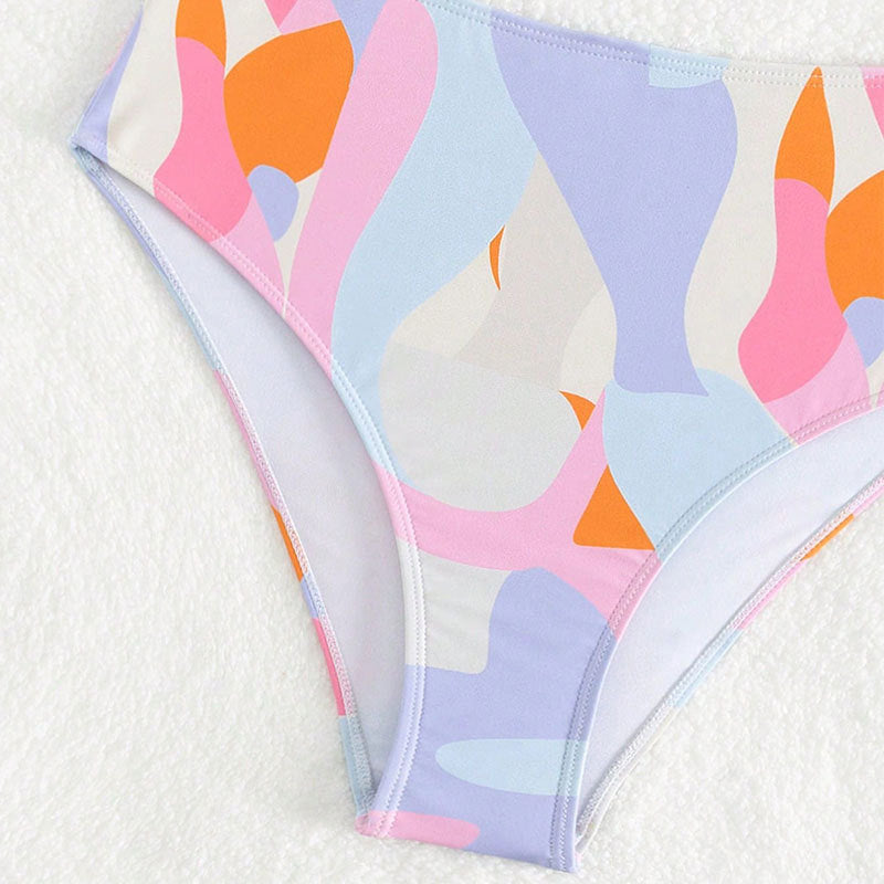 Damen bikini set med lekfull design och hög midja Mirla-Eva Jonsson