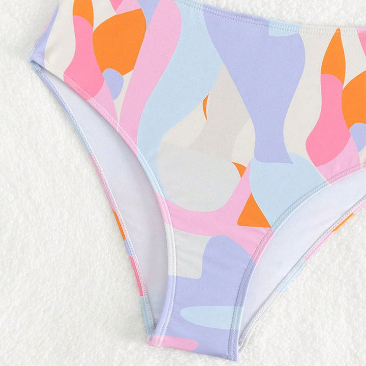 Damen bikini set med lekfull design och hög midja Mirla-Eva Jonsson