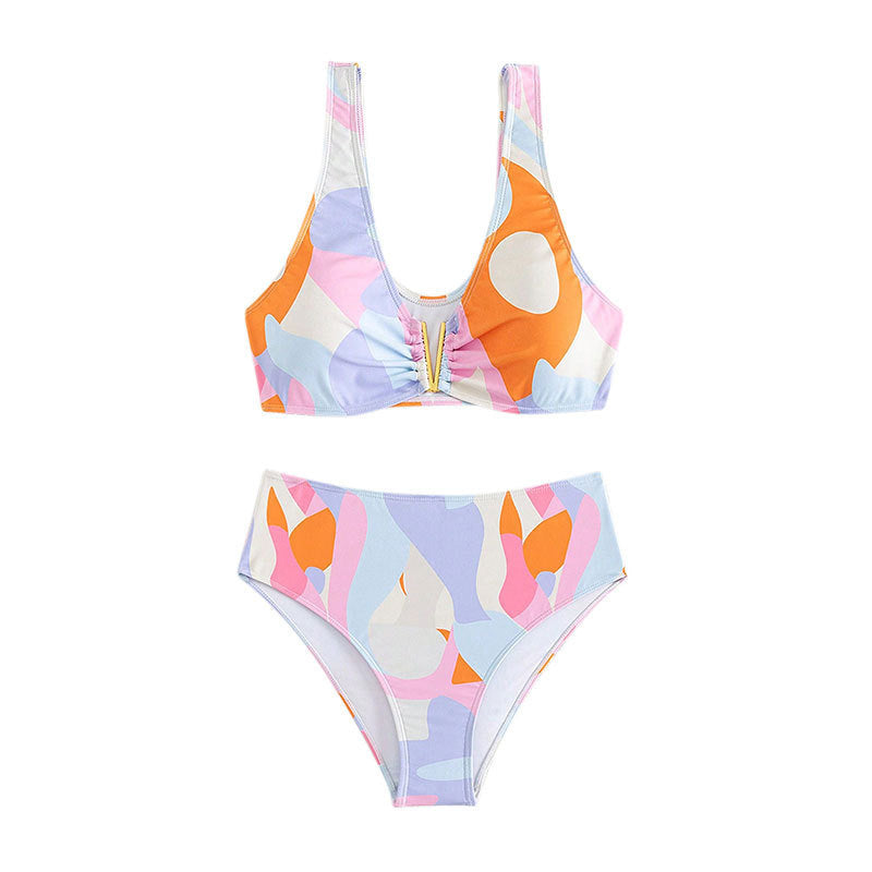 Damen bikini set med lekfull design och hög midja Mirla-Eva Jonsson
