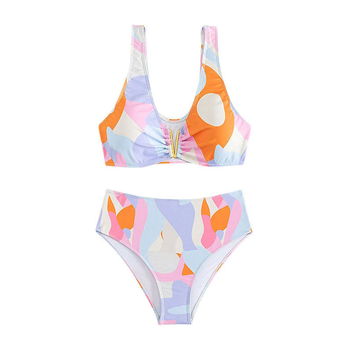 Damen bikini set med lekfull design och hög midja Mirla-Eva Jonsson