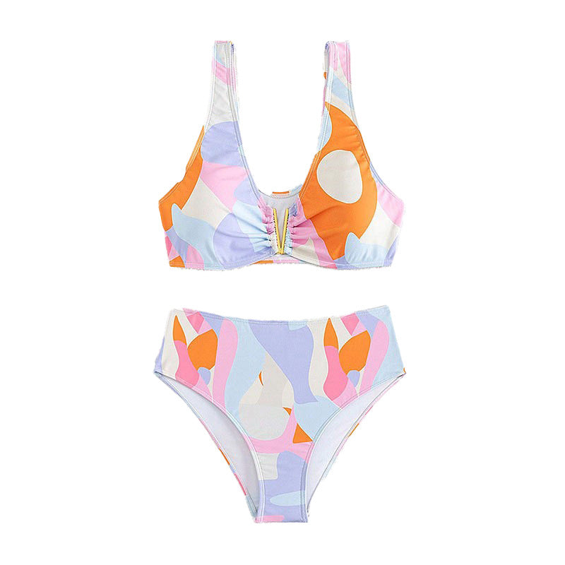 Damen bikini set med lekfull design och hög midja Mirla-Eva Jonsson