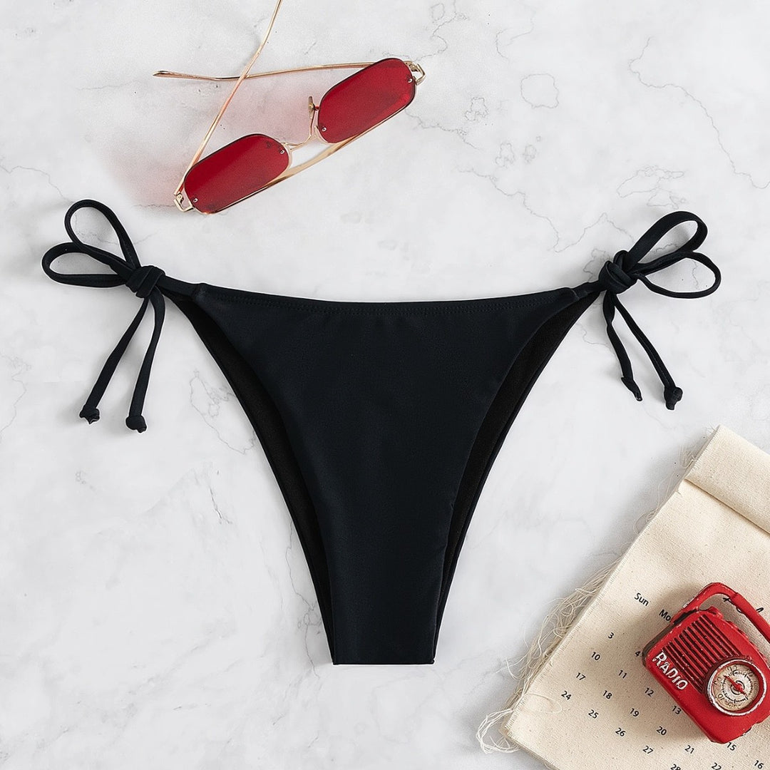 Damen bikinitrosa med justerbara sidband och hög skärning Mirla-Eva Jonsson