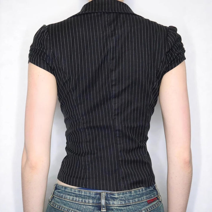 Damen blazer mit taillierter Schnitt und modernen Streifen Mirla-Eva Jonsson