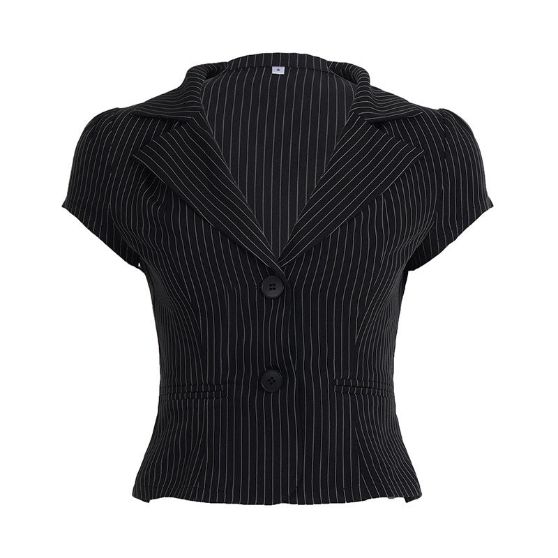Damen blazer mit taillierter Schnitt und modernen Streifen Mirla-Eva Jonsson