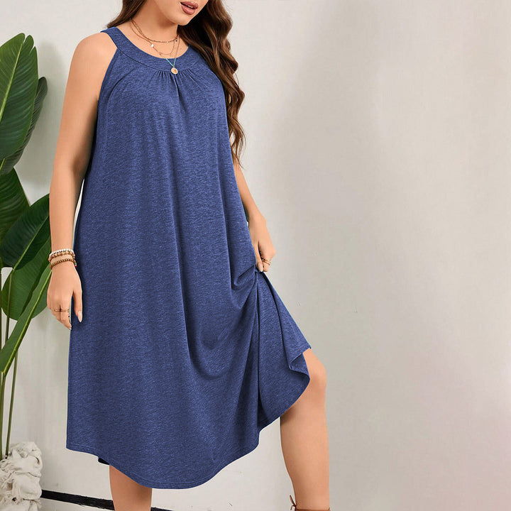 Damen casual A-line dress with generous cut and breathable material Mirla-Eva Jonsson