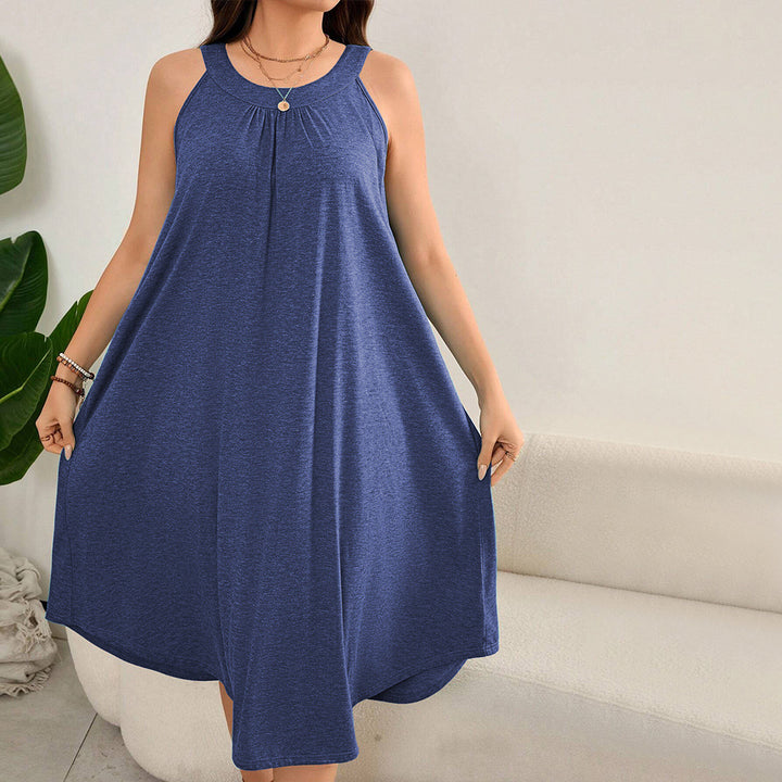 Damen casual A-line dress with generous cut and breathable material Mirla-Eva Jonsson