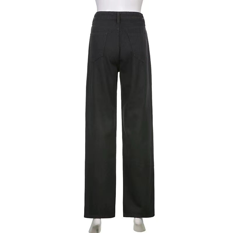 Damen casual Cargo pant with striking skeleton design Mirla-Eva Jonsson