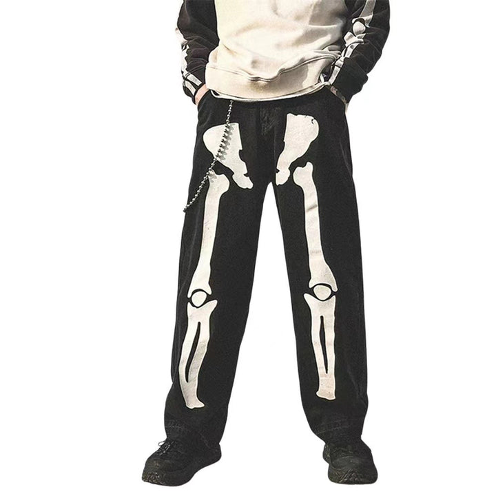 Damen casual Cargo pant with striking skeleton design Mirla-Eva Jonsson