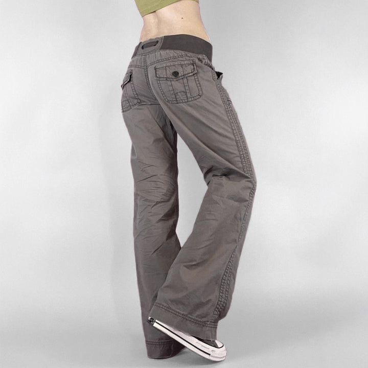 Damen casual Flared jeans trousers with high waist and wide leg Mirla-Eva Jonsson