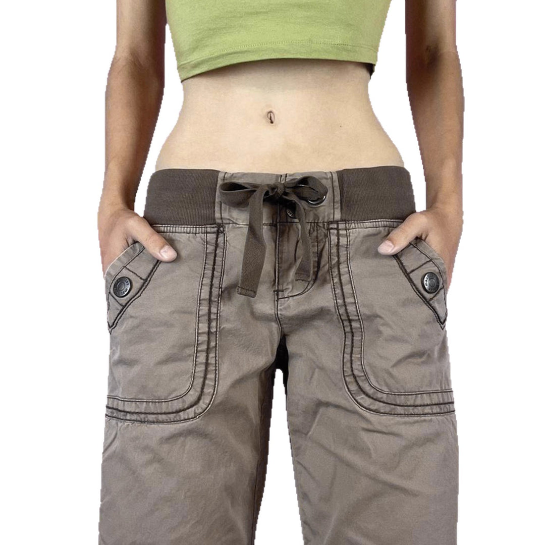 Damen casual Flared jeans trousers with high waist and wide leg Mirla-Eva Jonsson