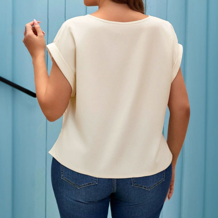Damen casual V-neck blouse top Mirla-Eva Jonsson